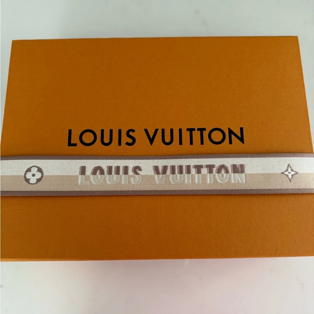 Louis Vuitton Jacquard Speedy Bandoulière 20 Shoulder Strap in Tan ~ NWOT 42” - Picture 4 of 9